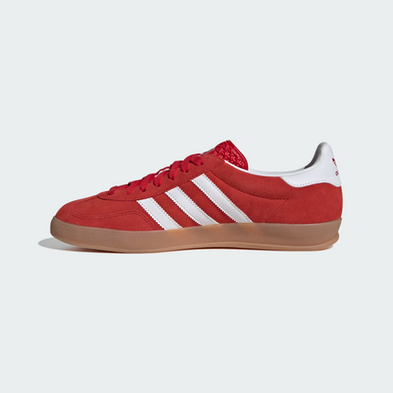 JI2063 adidas Originals Gazelle Indoor Better Scarlet Footwear White Gum (Men's)