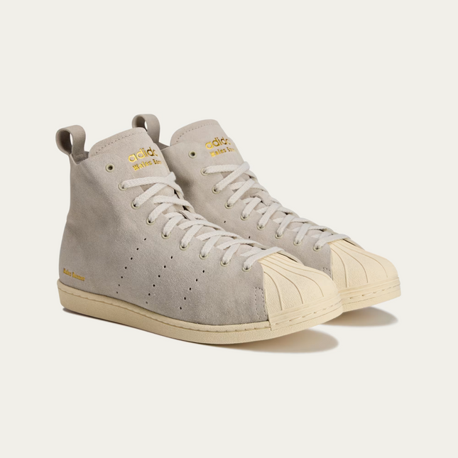 JQ7633 Wales Bonner �~ adidas Originals Superstar High Mist Stone (Men's)