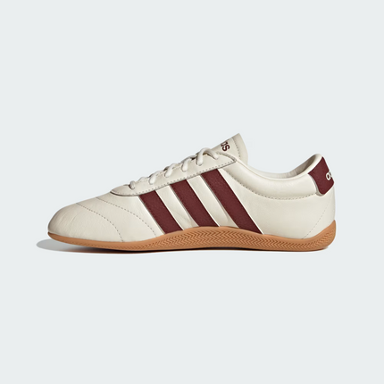 JQ9687 adidas Grand Court Lo Off White Shadow Red Gum (Women's)