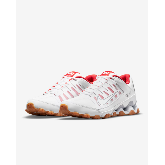 621716-103 Nike Reax 8 TR White Wolf Grey Chile Red White (Men's)
