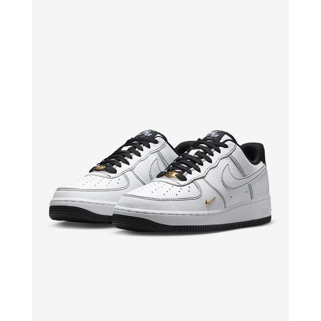 IB6543-101 Nike Air Force 1 Low White Black  (Women's)