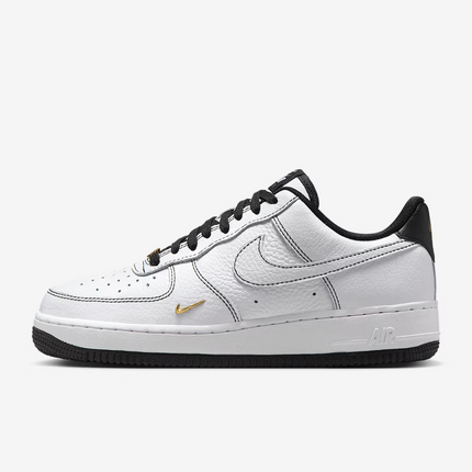 IB6543-101 Nike Air Force 1 Low White Black  (Women's)