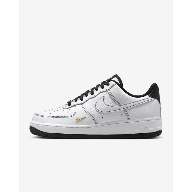 IB6543-101 Nike Air Force 1 Low White Black  (Women's)