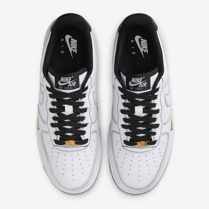 IB6543-101 Nike Air Force 1 Low White Black  (Women's)