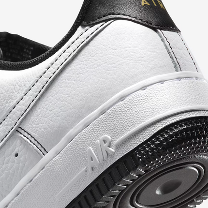 IB6543-101 Nike Air Force 1 Low White Black  (Women's)