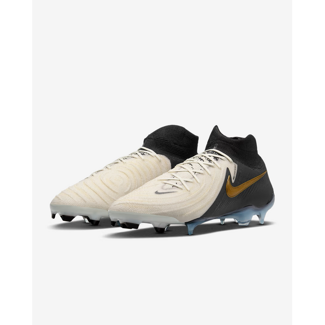 FJ2572-100 Nike Phantom Lunar 2 Elite White Metallic Gold Coin Black (Men's)