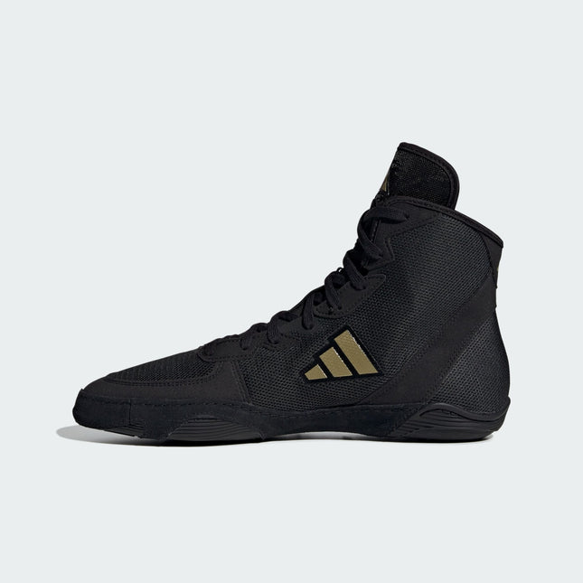 IE3207 adidas Adizero Mat Wizard 6 Core Black Gold Metallic Cloud White (Men's)