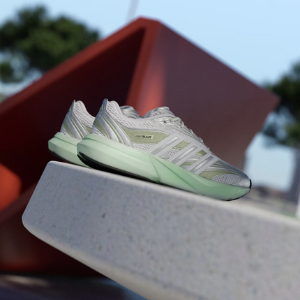 JP6328 adidas Originals Mega Ghostride Core Black  Iron Metallic (Women�fs)