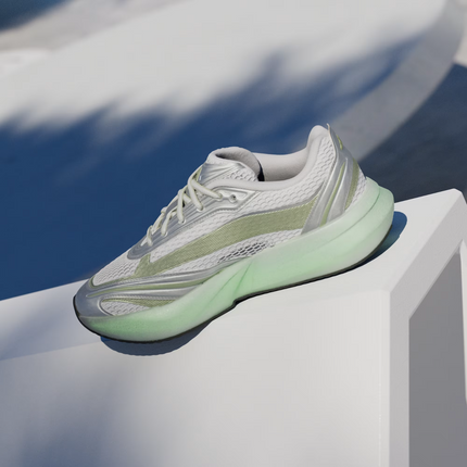 JP6328 adidas Originals Mega Ghostride Core Black  Iron Metallic (Women�fs)