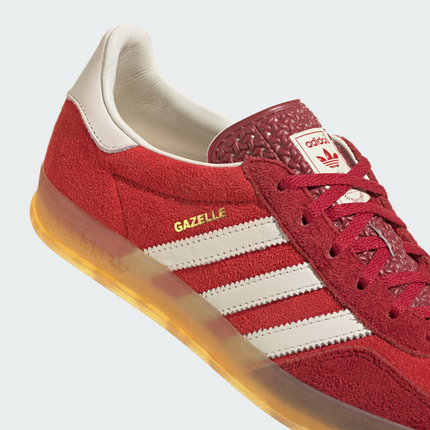 IE1051 adidas Originals Gazelle Indoor Red White Gum (Women's)