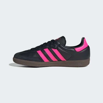 JS1386 adidas Originals  Samba OG Core Black Lucid Pink Gum (Women's)