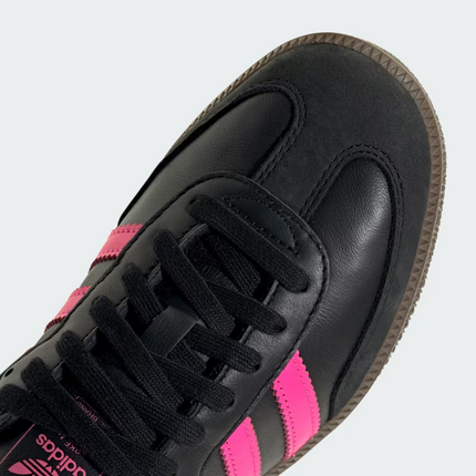 JS1386 adidas Originals  Samba OG Core Black Lucid Pink Gum (Women's)