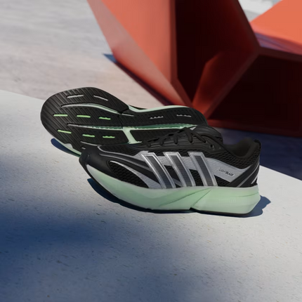 JP6321 adidas Lightblaze Glow Core Black Silver Metallic Lime Burst (Men's)