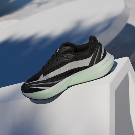 JP6321 adidas Lightblaze Glow Core Black Silver Metallic Lime Burst (Men's)