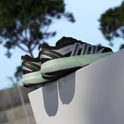 JP6321 adidas Lightblaze Glow Core Black Silver Metallic Lime Burst (Men's)