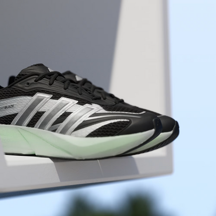 JP6321 adidas Lightblaze Glow Core Black Silver Metallic Lime Burst (Men's)