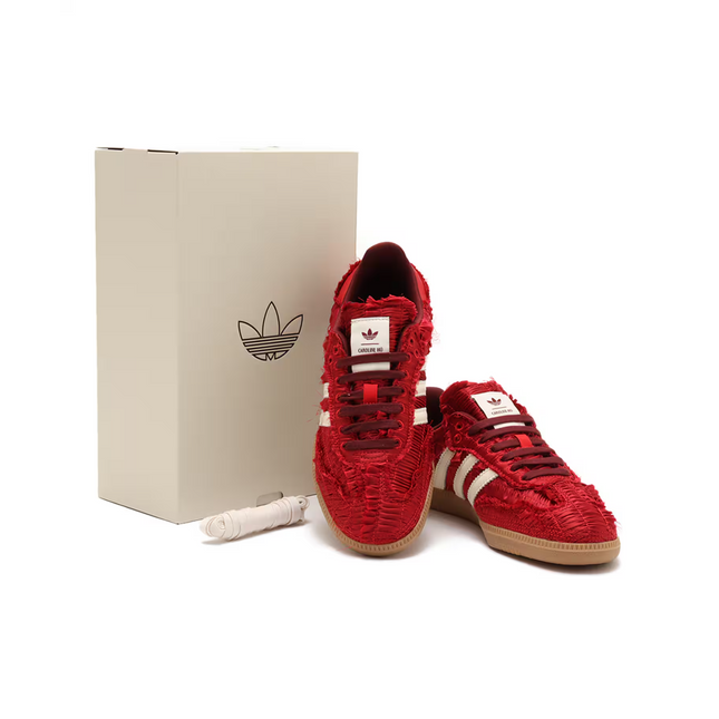 JP9281 Caroline Hu adidas Originals Samba Power Red Cream White Shado (Women's)