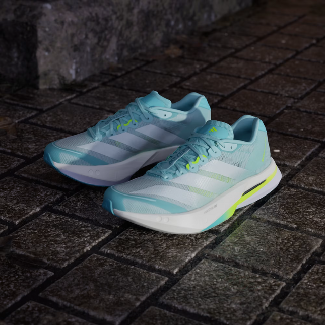 JS4957 adidas Adidas Boston 13 Seafloor Quartz Zero Metallic Lucid Lemon (Men's)