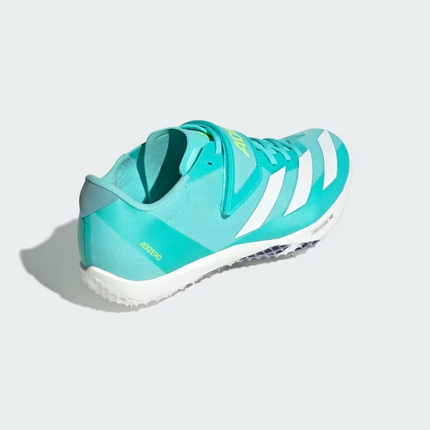 JH5230 adidas Adizero HJ Track and Field Blue Zero Metalic Lucid Lemon (Men's)