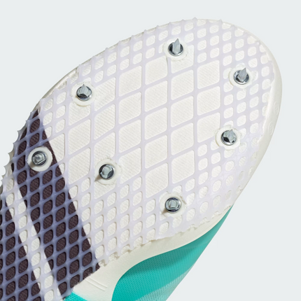 JH5230 adidas Adizero HJ Track and Field Blue Zero Metalic Lucid Lemon (Men's)