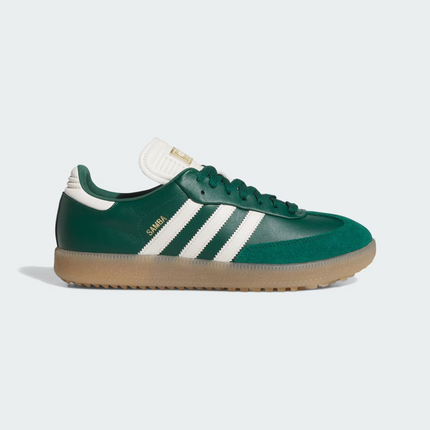 JP8652 Adidas Samba Golf Full Grain Leather Collegiate Green Off White (Men's)