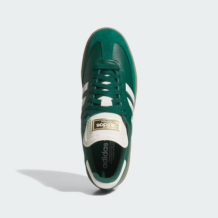 JP8652 Adidas Samba Golf Full Grain Leather Collegiate Green Off White (Men's)
