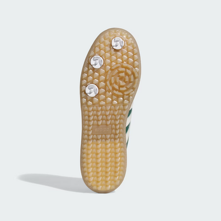 JP8652 Adidas Samba Golf Full Grain Leather Collegiate Green Off White (Men's)