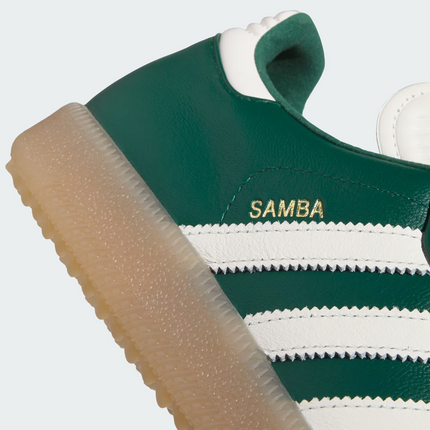 JP8652 Adidas Samba Golf Full Grain Leather Collegiate Green Off White (Men's)