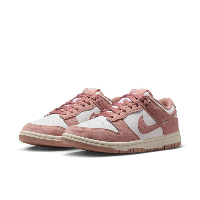 IB4417-102  NIKE DUNK LOW WHITE PINK (Women's)