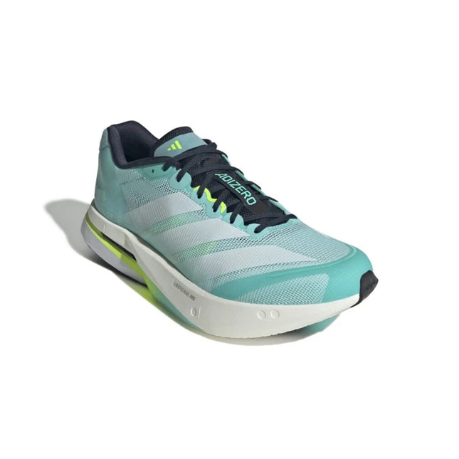 JS4945 adidas Adizero Boston 13 Blue Cloud White Lucid Lemon (Men's)