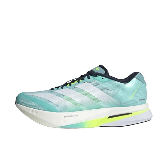 JS4945 adidas Adizero Boston 13 Blue Cloud White Lucid Lemon (Men's)
