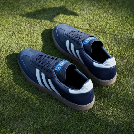 JP8544 adidas Originals Samba Golf Full Grain Leather Night Indigo (Men's)