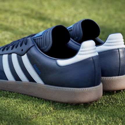 JP8544 adidas Originals Samba Golf Full Grain Leather Night Indigo (Men's)