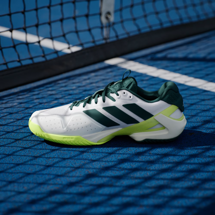 JR2714 adidas Adizero Ubersonic 5 Tennis Cloud White Aurora Ivy  (Men's)