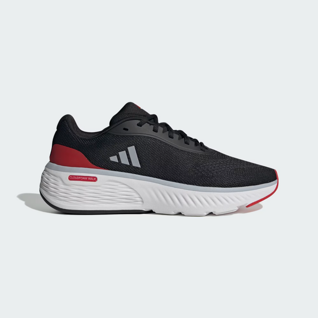 ID4045 adidas Cloudfoam Walk Core Black Halo Silver Better Scarlet (Men's)
