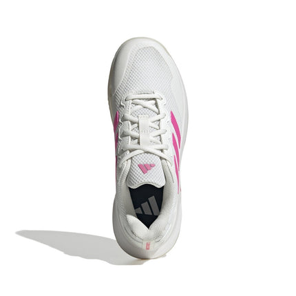 JP7723 adidas Gamecourt 2.0 Tennis Core White Lucid Pink Core Black (Women's)