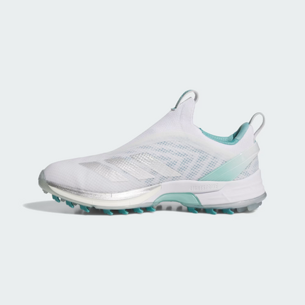JQ7751 adidas Golf  Adizero ZG 25 BOA Cloud White Silver Metallic Sem (Women's)