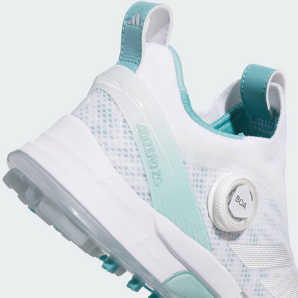 JQ7751 adidas Golf  Adizero ZG 25 BOA Cloud White Silver Metallic Sem (Women's)