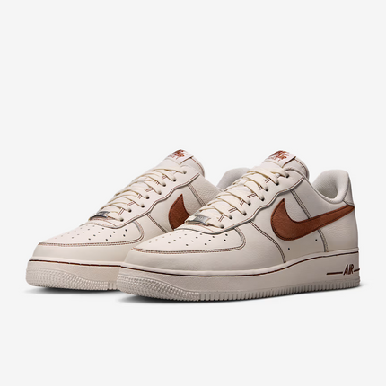 HQ2037-101 Nike Air Force 1 Low Ivory Saddle Brown (Men's)