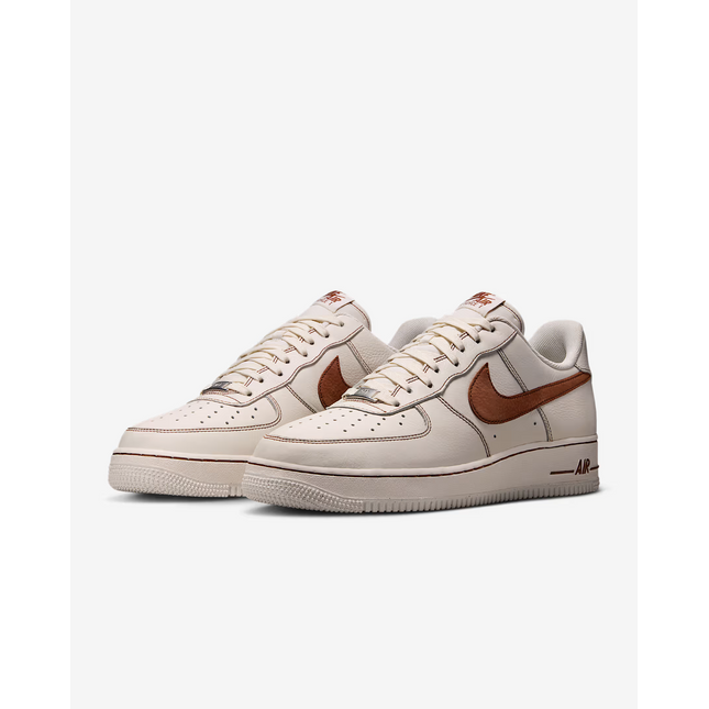 HQ2037-101 Nike Air Force 1 Low Ivory Saddle Brown (Men's)