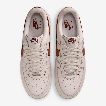HQ2037-101 Nike Air Force 1 Low Ivory Saddle Brown (Men's)