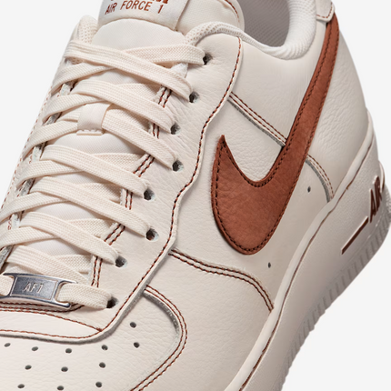 HQ2037-101 Nike Air Force 1 Low Ivory Saddle Brown (Men's)