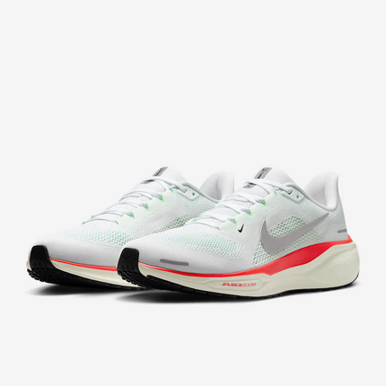 FD2722-115 Nike Pegasus 41  Road Running Shoes White Barely Green (Men's)