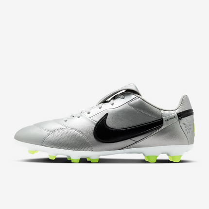HM0265-004 Nike Premier 3 Firm-Ground Low-Cut Soccer Cleats Metallic (Men's)