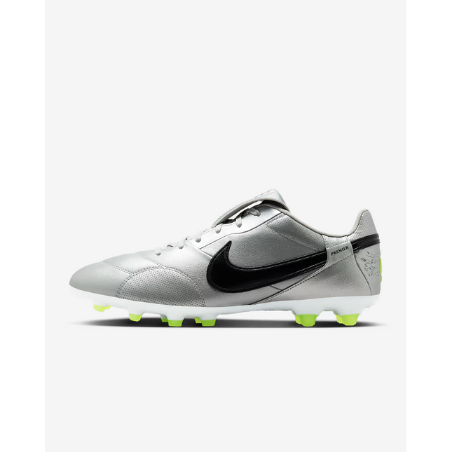 HM0265-004 Nike Premier 3 Firm-Ground Low-Cut Soccer Cleats Metallic (Men's)