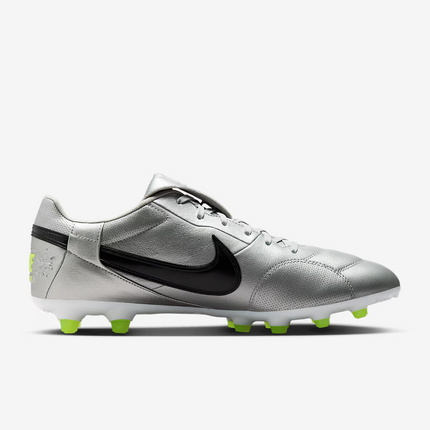 HM0265-004 Nike Premier 3 Firm-Ground Low-Cut Soccer Cleats Metallic (Men's)