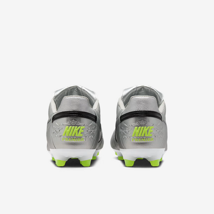 HM0265-004 Nike Premier 3 Firm-Ground Low-Cut Soccer Cleats Metallic (Men's)