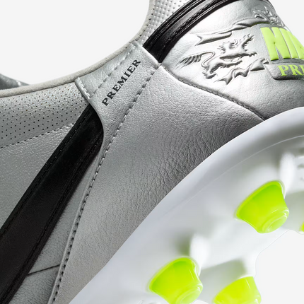 HM0265-004 Nike Premier 3 Firm-Ground Low-Cut Soccer Cleats Metallic (Men's)
