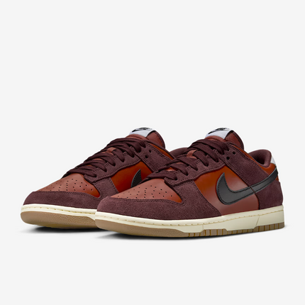 IB6399-600 Nike Dunk Low Mars Stone Black Burgundy Crush (Men's)