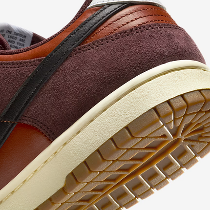 IB6399-600 Nike Dunk Low Mars Stone Black Burgundy Crush (Men's)